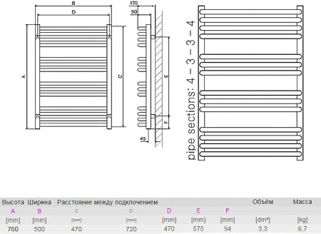 ����������������� ������������� Terma Alex ALEX + Reg 2 50x76 �����, ����������� ������
