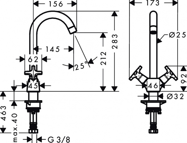 ��������� Hansgrohe Logis Classic 71285000 ��� �������� �����