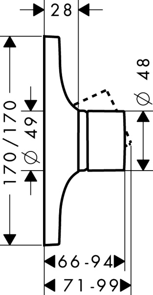 ��������� Axor Massaud 18655000 ��� ����