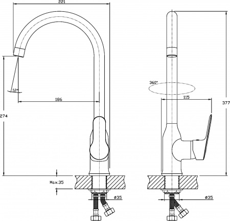 ��������� Rush Crete CR3535-23 ��� �������� �����