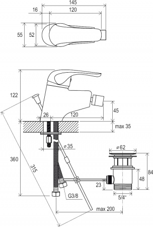 ��������� Ravak Rosa RS 055.00 ��� ����