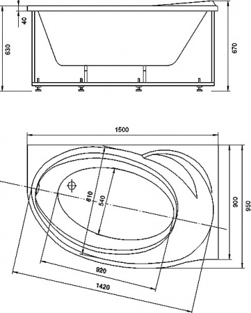 ��������� ����� ������� ����� BET150-0000058 150x95 R, � ����������� �������