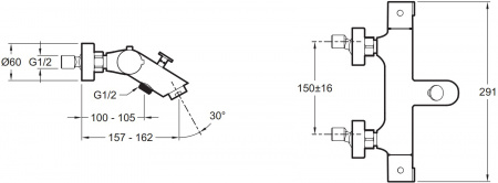 ��������� Jacob Delafon Brive E24335-CP ��� ����� � �����