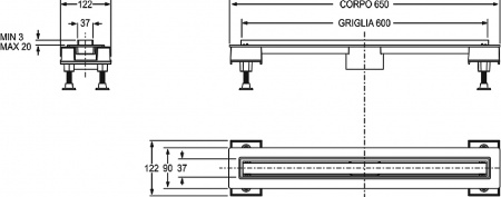   Bonomini Canalissima 6825WA60SWZ 60 