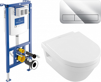 ��������  ������ ��������� Villeroy & Boch Omnia Architectura 5684HRR1 alpin, ������������ + ������� ����������� ��� �������� Villeroy & Boch 92242700 + ������ �����