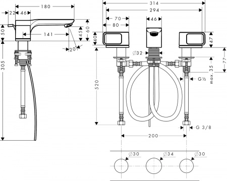 ��������� Axor Urquiola 11041000 ��� ��������