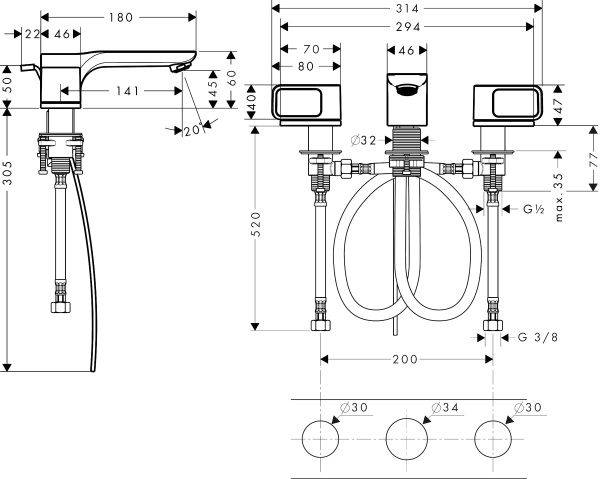 ��������� Axor Urquiola 11041000 ��� ��������