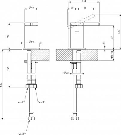 ��������� Villeroy & Boch Dawn TVT10651415361 �� ���� �����
