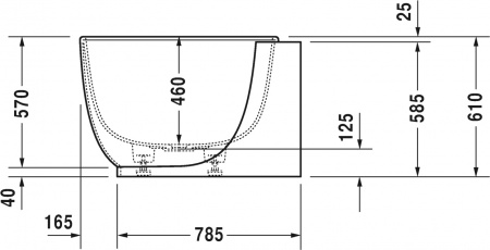     Duravit Luv 700431000000000 185x95 L