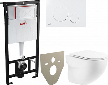 ��������  ������ ��������� BelBagno Onda BB066CHR � ������� + ������� ����������� AlcaPlast AM101/1120-001 + ������ ����� AlcaPlast THIN M670 ����� + ���������������� ������