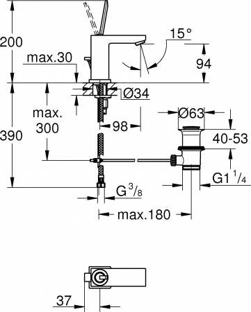 ��������� Grohe Eurocube Joy 23654000 ��� ��������