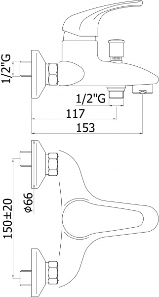 ��������� Paffoni Nettuno Due ND022CR ��� �����