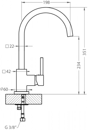 ��������� Alveus Lago CHR 1088773 ��� �������� �����