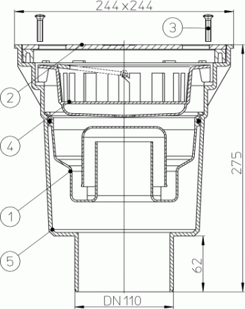 HL 606SW/5 ���� � ������������ �������� DN160