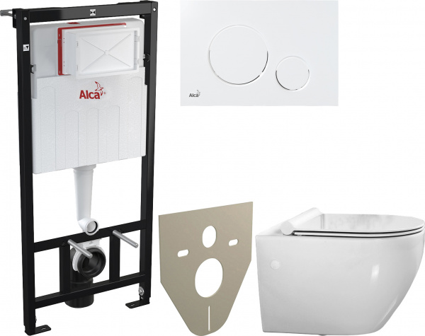 ��������  ������ ��������� BelBagno Sfera-r BB513CH � ������� + ������� ����������� AlcaPlast AM101/1120-001 + ������ ����� AlcaPlast THIN M670 ����� + ���������������� ������