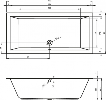 ��������� ����� Riho Lugo Velvet 190x90