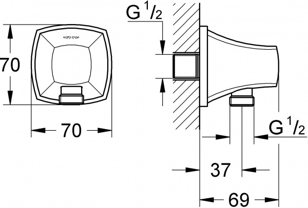 ��������� ����������� Grohe Grandera 27970IG0