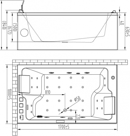��������� ����� Orans BT-62115BL 170x100