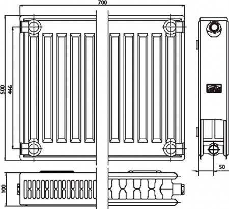�������� �������� Kermi FKO 220500701N2Y ��� 22