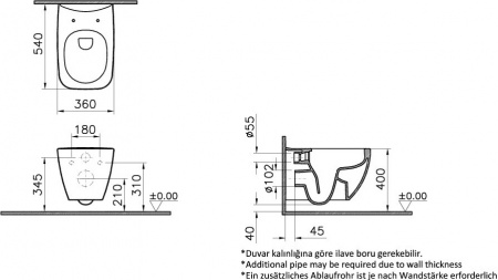 ��������  ������ ��������� VitrA Shift 7742B003-0075 � ������� + ������� ����������� AlcaPlast AM101/1120-4:1RS M1720-1-001