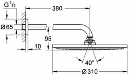 ������� ��� Grohe Rainshower Cosmopolitan 26066000