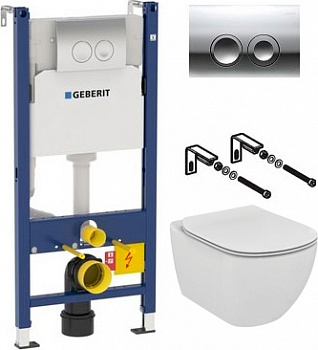       Geberit Duofix Delta 458.124.21.1 3  1    + - Ideal Standard Tesi T352701  