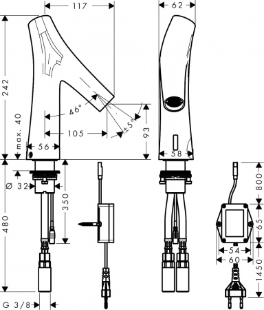 ��������� Axor Starck Organic 12174000 ��� ��������