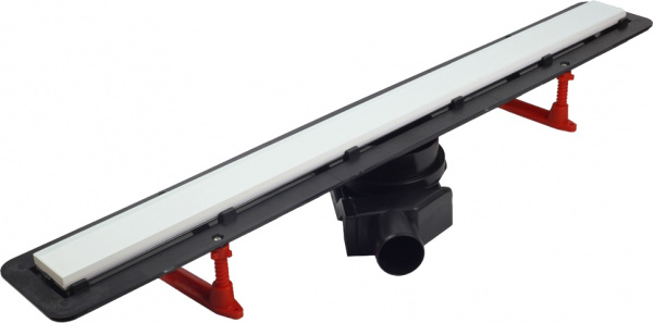   Pestan Confluo Frameless Line 450 white glass