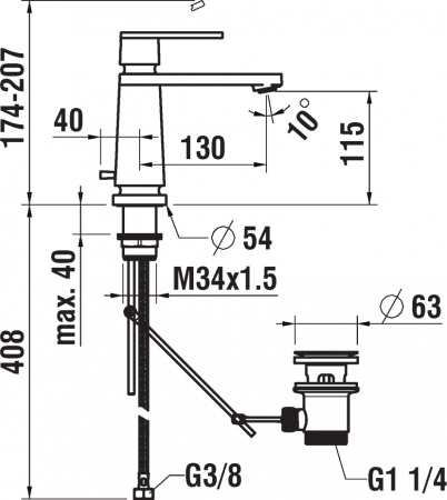 ��������� Laufen The New Classic 3.1185.1.004.121.1 ��� ��������