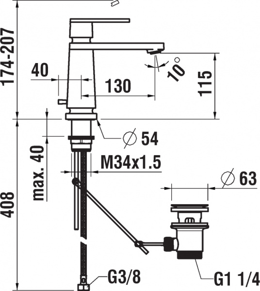 ��������� Laufen The New Classic 3.1185.1.004.121.1 ��� ��������