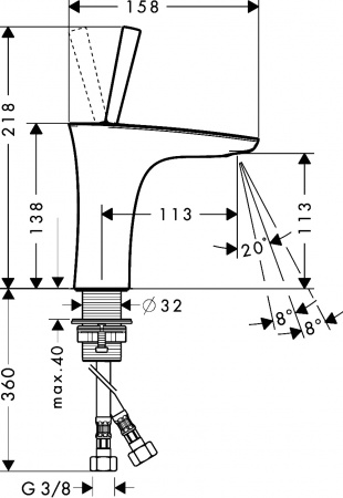 ��������� Hansgrohe PuraVida 15074400 ��� ��������