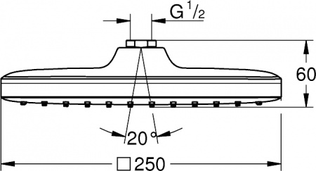 ������� ��� Grohe Tempesta 250 Cube 26681000