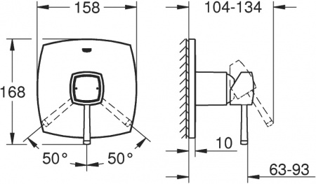 ��������� Grohe Grandera 24067000 ��� ����