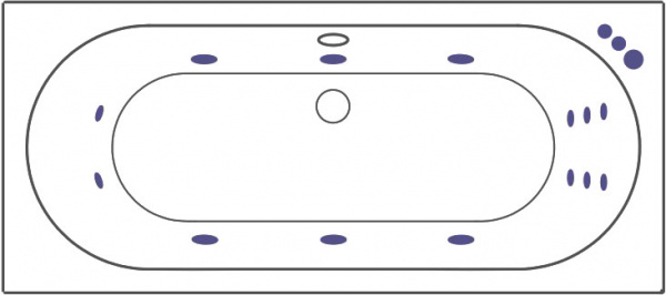 ��������� ����� Excellent Oceana WAEX.OCE17.SMART 170x75