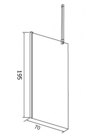 ������� ����������� RGW Walk In WA-03 700�1950 ������� ����, ������ ������