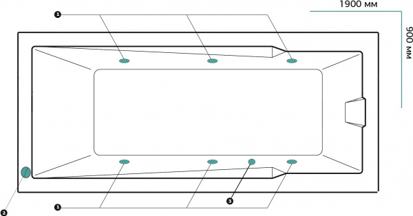 ��������� ����� Marka One Raguza 01��1990���� ������, 190x90
