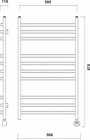 ����������������� ������������� Domoterm ������� �10 50x80, ������, R