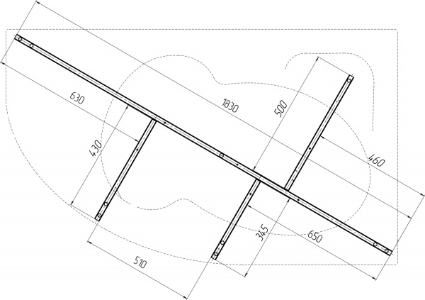 ��������� ����� 1MarKa Diana 170x90 R