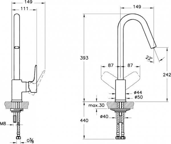 ��������� VitrA X-Line A42115EXP ��� �������� �����