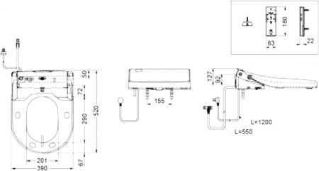 ������ ��������� Toto MH ������ TCF4732G#NW1