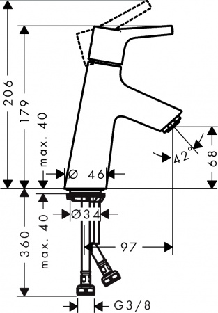 ��������� Hansgrohe Talis S 72014000 ��� ��������