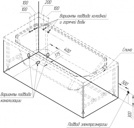 ��������� ����� Radomir ����� 1-01-0-0-1-115 170x75