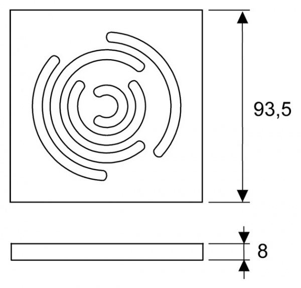 ������� Tece ����drainboard 310 00 03 rings