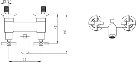 ��������� VitrA Juno A40868EXP ��� ����� � �����