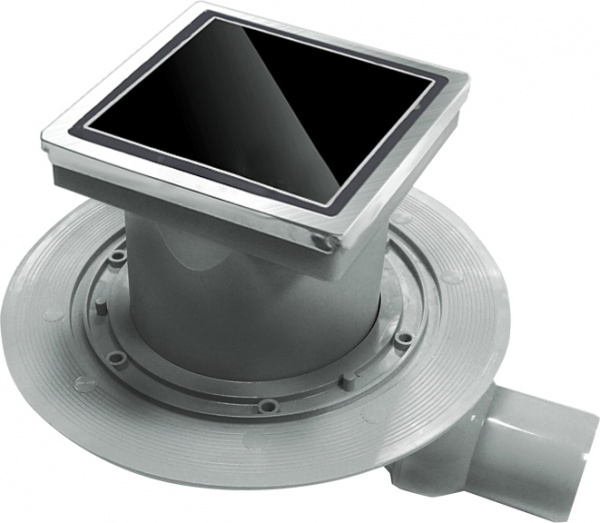   Pestan Confluo Standard Black Glass 1 15x15