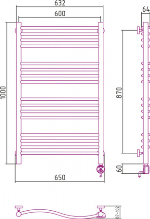 ����������������� ������������� ������� ����� 100x60 R