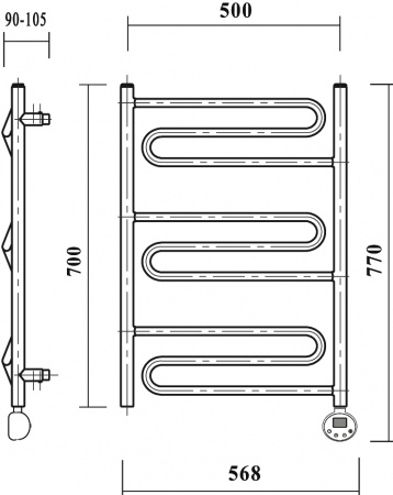 ����������������� ������������� Domoterm ������ �9 50x70, ����, R