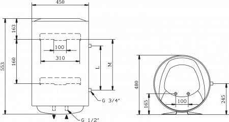 ��������������� Ariston PRO1 R 50 V PL