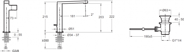 ��������� Jacob Delafon Composed E73159-TT ��� ��������