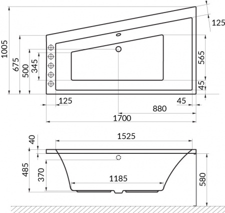 ��������� ����� Excellent Sfera 170x100 �����